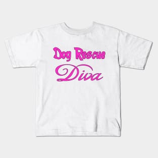 Dog Rescue Diva Kids T-Shirt